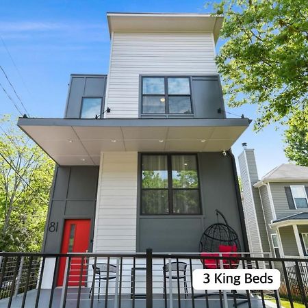 The Red Door - Ultra Modern Atlanta Home - Designedbydom Exteriör bild